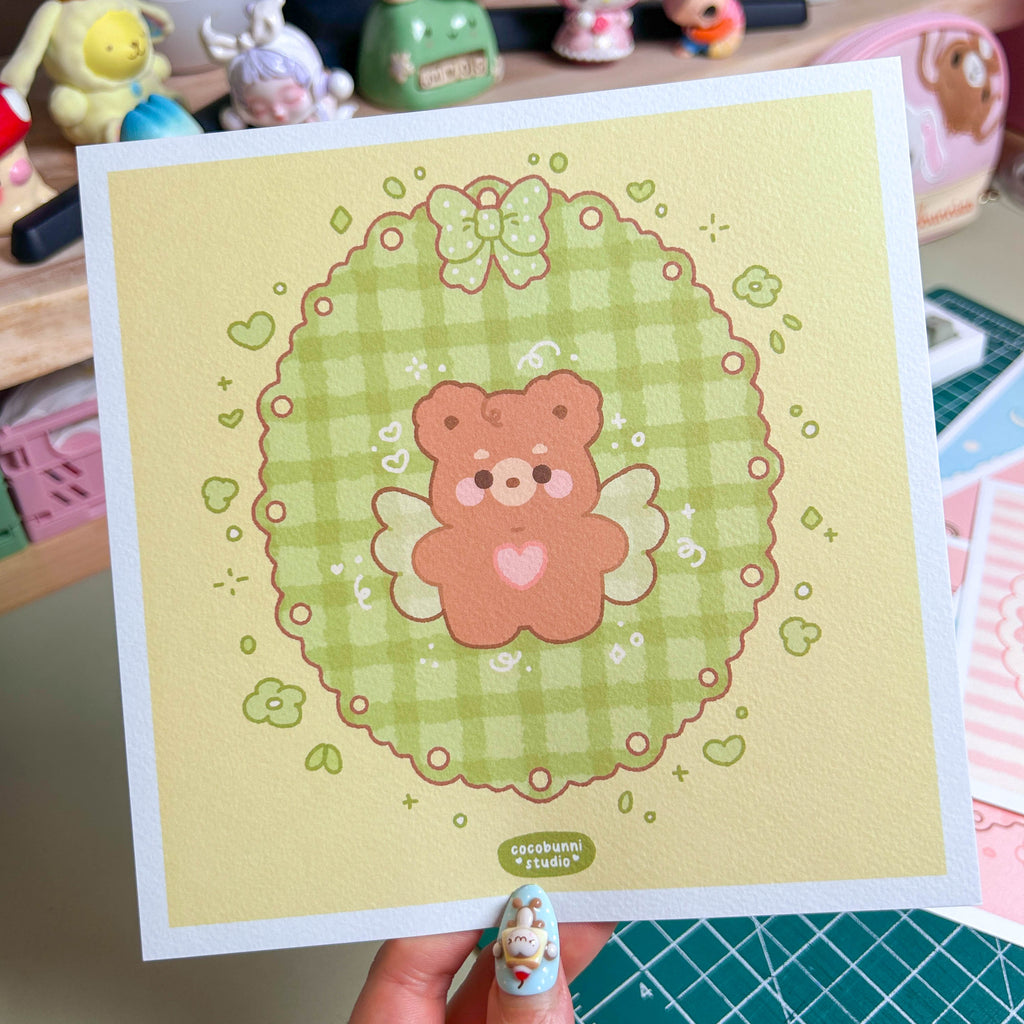 Bear Fairy Art Print