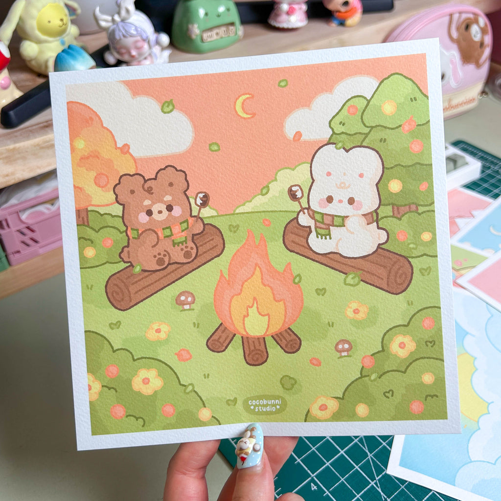 Campfire Art Print