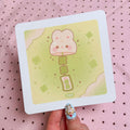 Clover Wind Chime Postcard