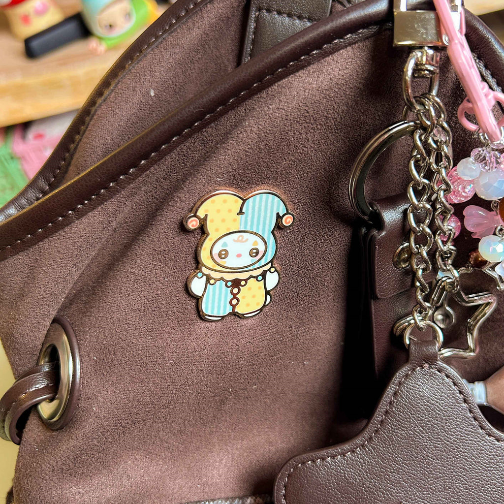 Clown Bun Enamel Pin