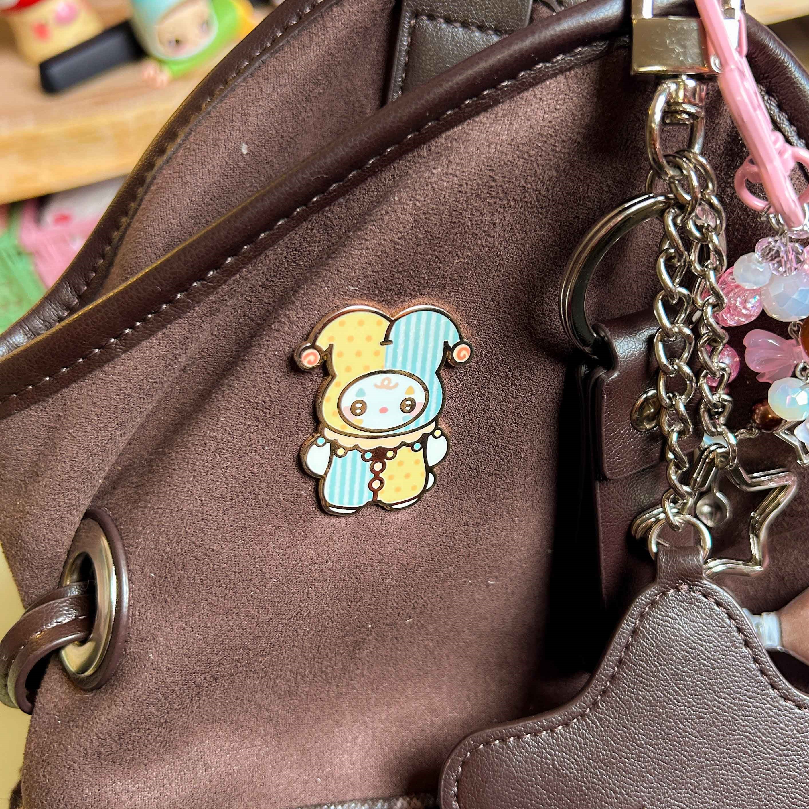 Clown Bun Enamel Pin