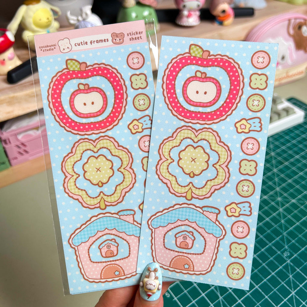 Cutie Frames Sticker Sheet