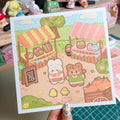 Farmer's Market Art Print