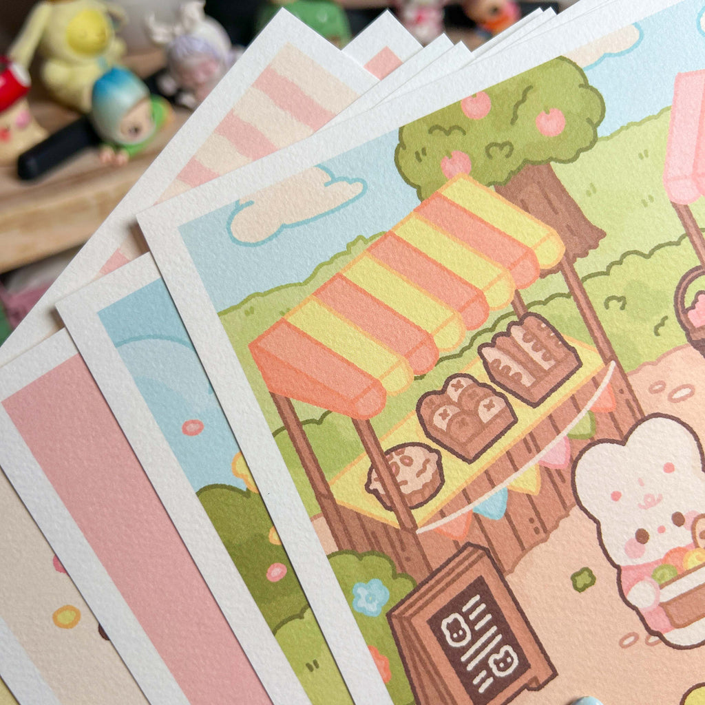 Farmer's Market Art Print
