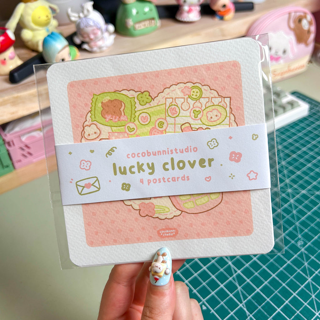 Lucky Clover Postcard Set