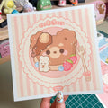 Pancake Bear Art Print