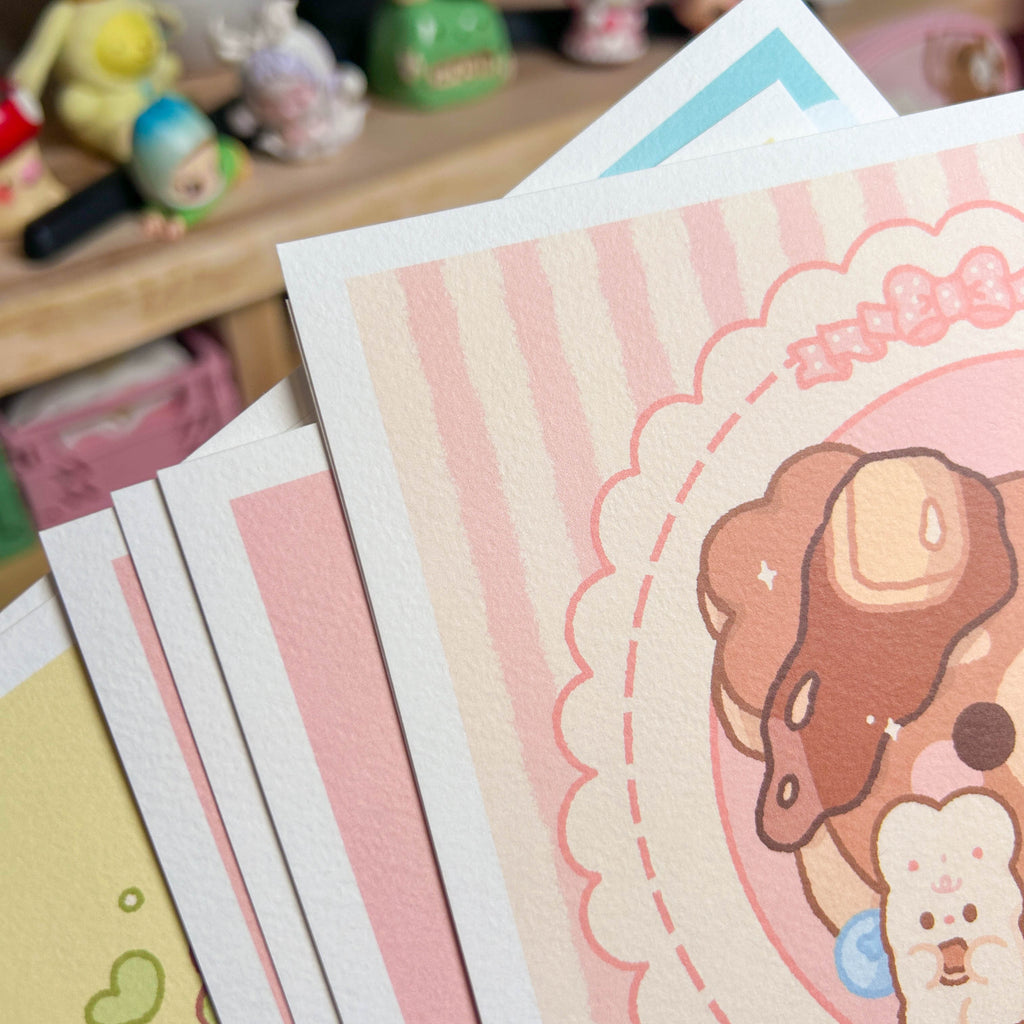 Pancake Bear Art Print
