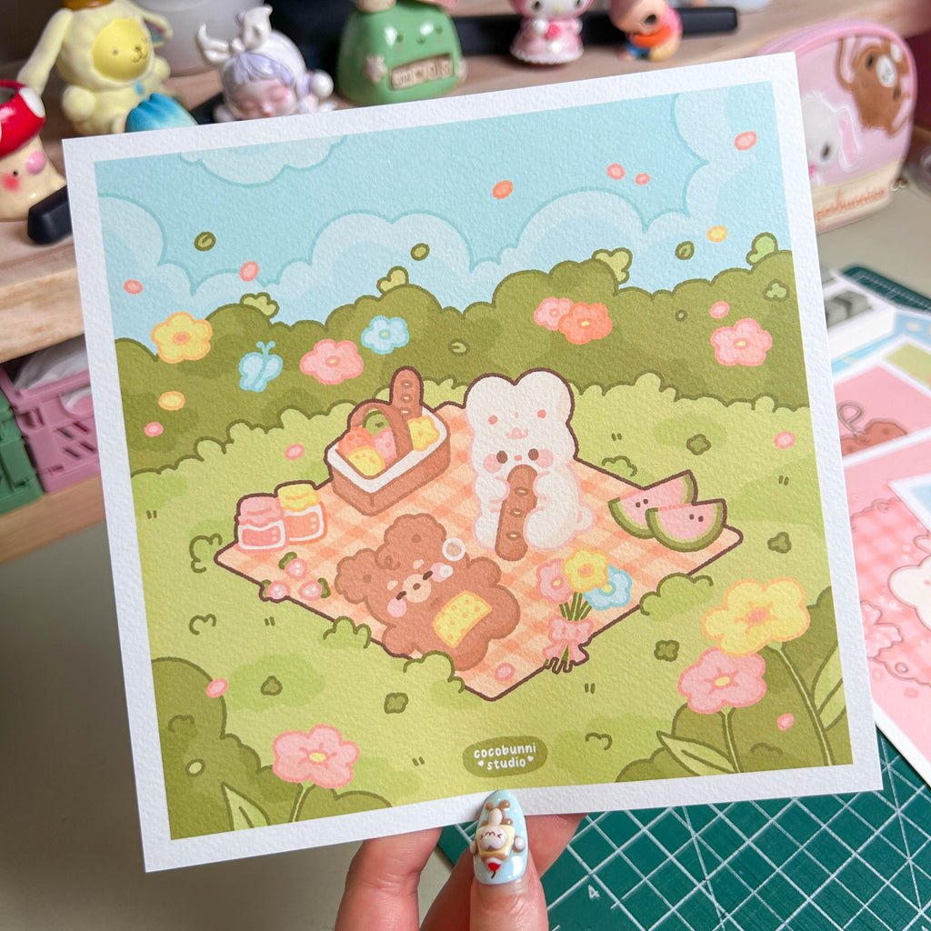 Picnic Art Print