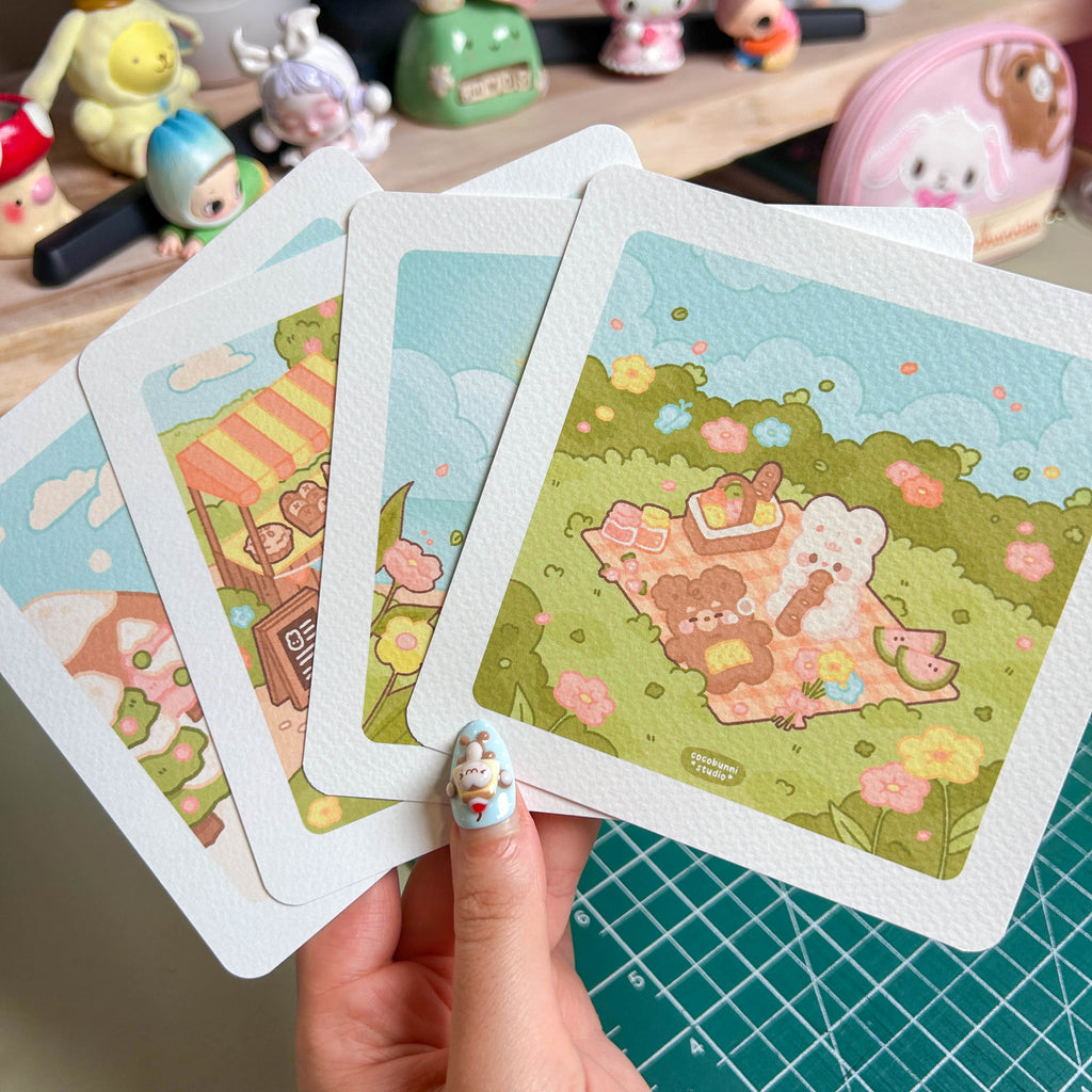 Seasons Postcard Set
