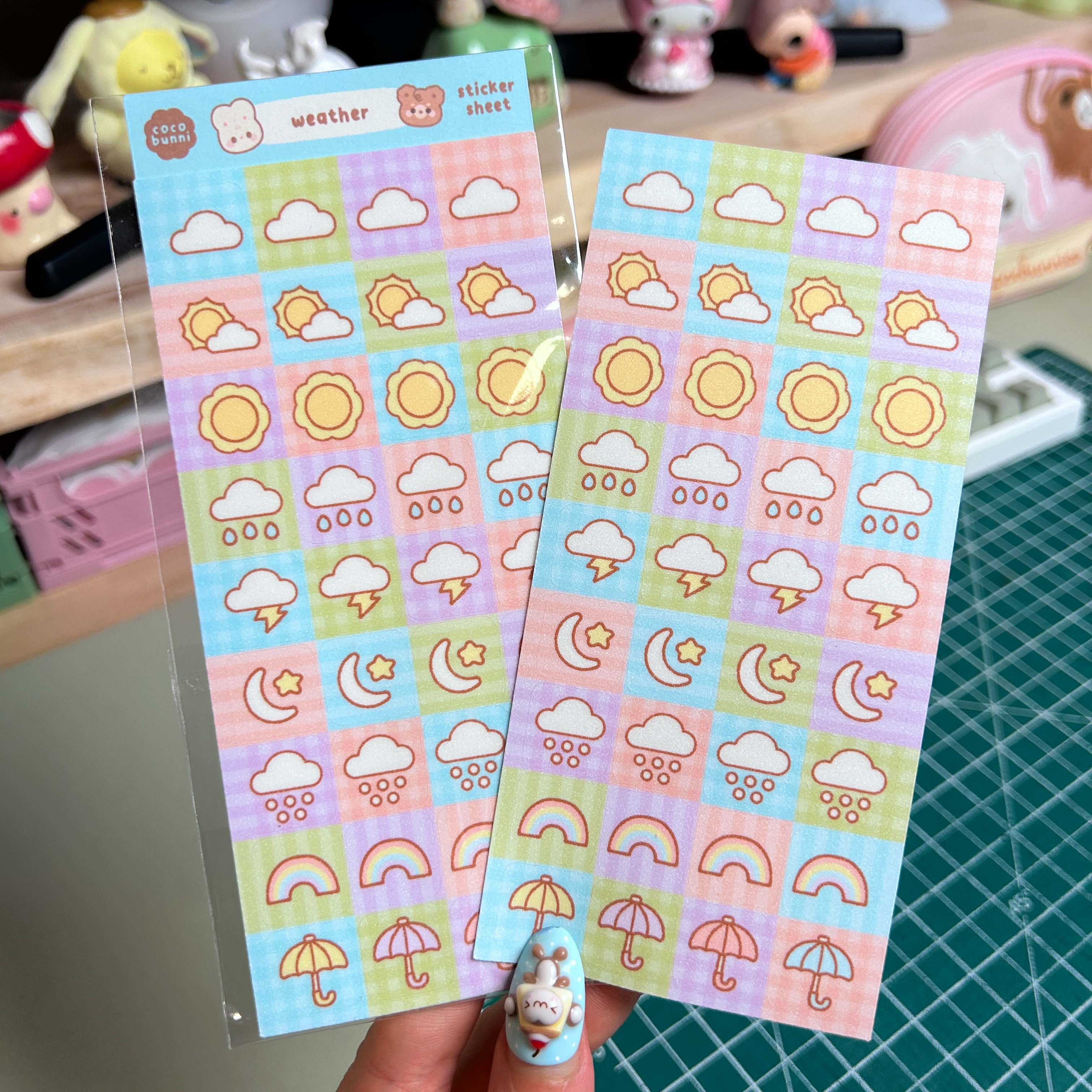 Weather Sticker Sheet