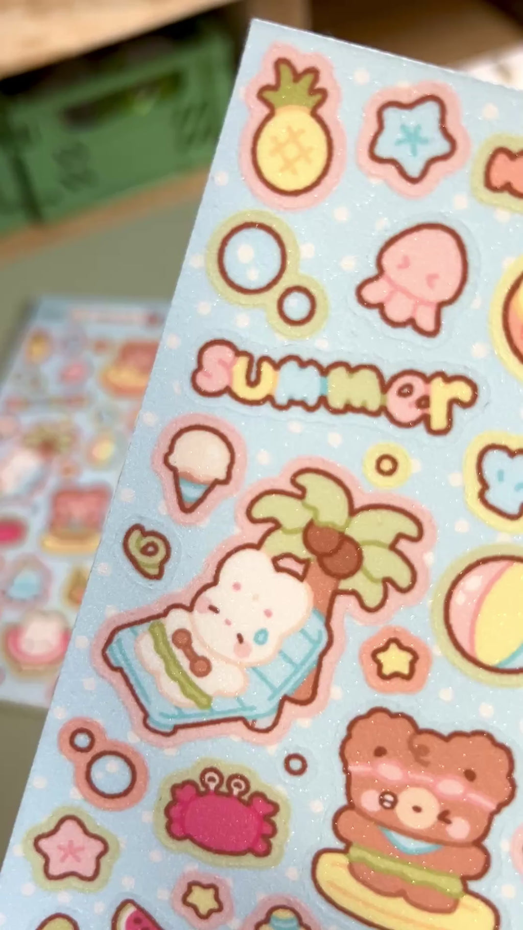 Beach Fun Sticker Sheet