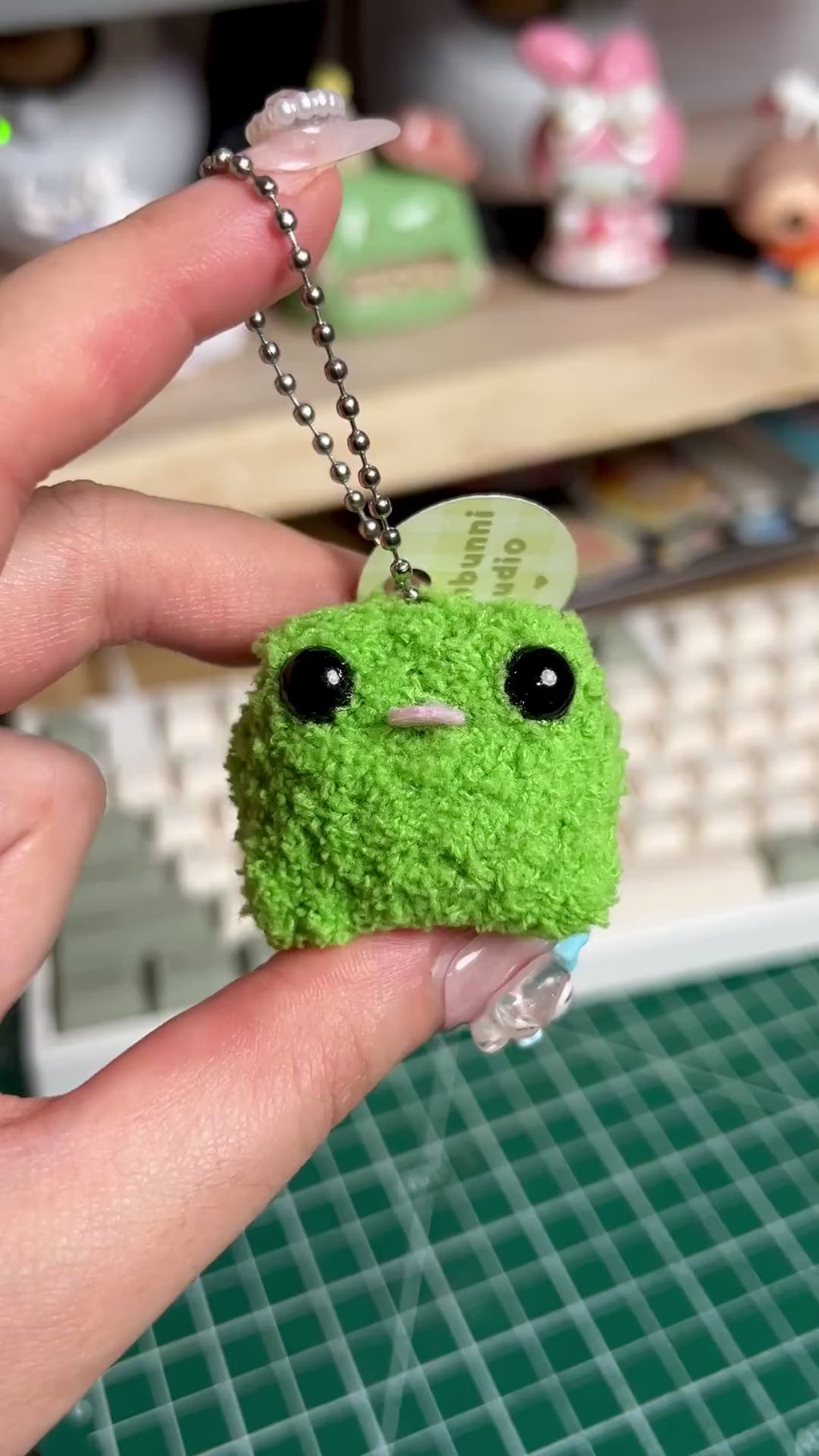 Froggy Crochet Keychain