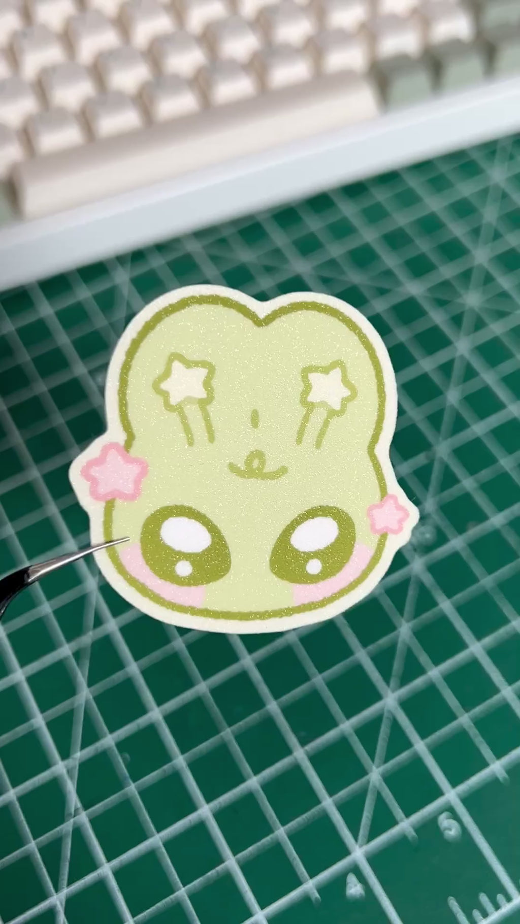 Kawaii Alien Bun Sticker